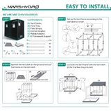 Indoor Grow Tent - 4 x 8 x 6.5 ft.