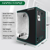 Indoor Grow Tent - 4 x 8 x 6.5 ft.