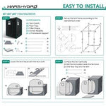 Indoor Grow Tent - 4 x 8 x 6.5 ft.