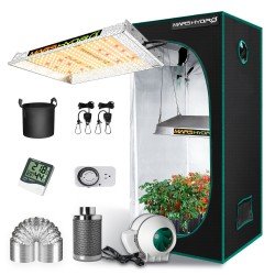 TS 600 LED Grow Light + 2'x2' Indoor Tent Kits Combo Carbon Filter
